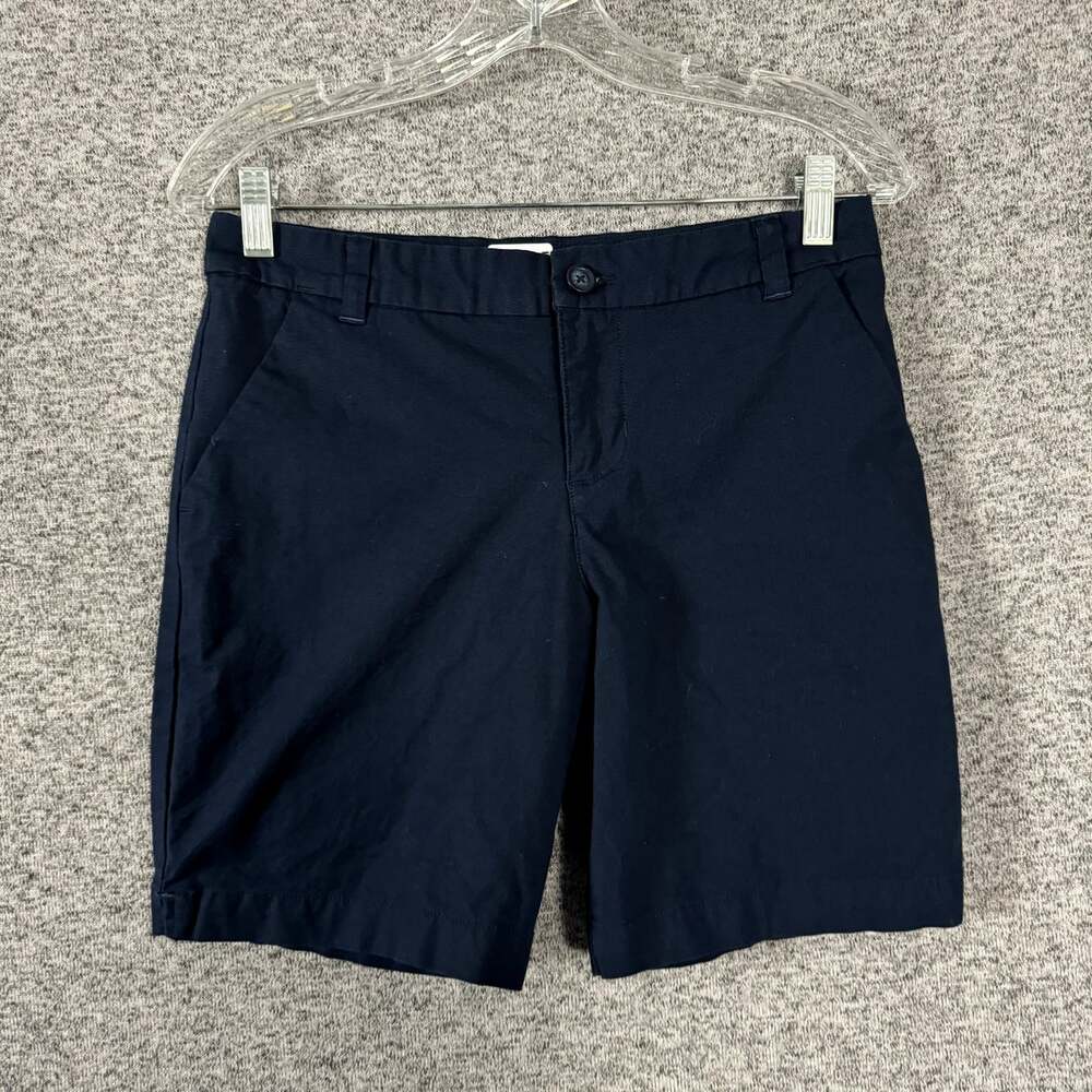 Patagonia Women's Size 2 Dark Blue Organic Cotton 8" Summer Shorts